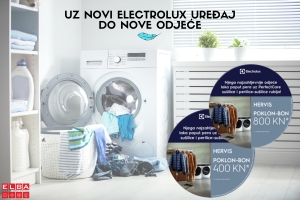 UZ NOVI ELECTROLUX UREĐAJ DO NOVE ODJEĆE