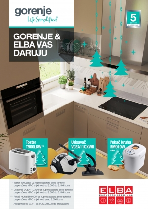 Elba i Gorenje vas nagrađuju!