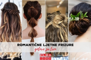 Romantične ljetne frizure gotove za tren