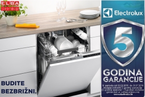 Ostvarite 5 godina garancije na odabrane Electrolux uređaje