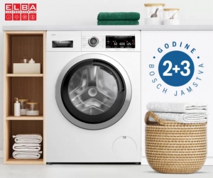 2+3 godine BOSCH jamstva na SVE perilice i perilice-sušilice