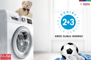 Iskoristite produljeno jamstvo na Bosch perilice i perilice-sušilice rublja