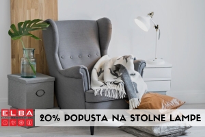 Do kraja mjeseca stolne lampe potražite po 20% nižim cijenama!